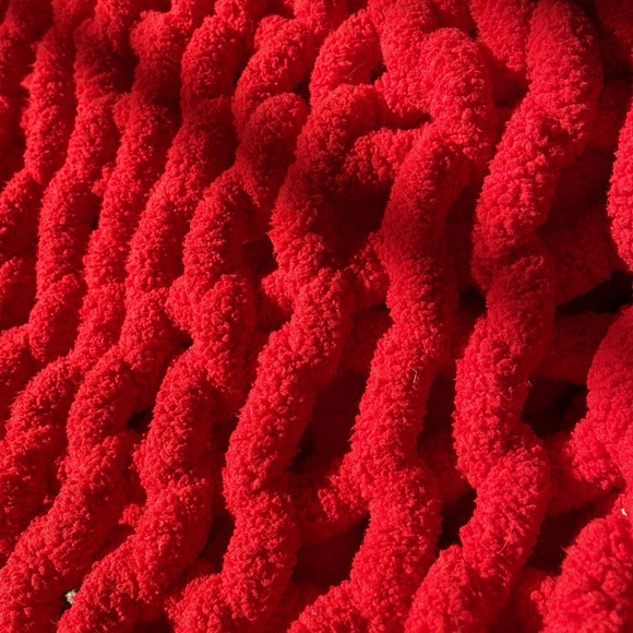 Chunk yarn blanket - Picture 2 of 2